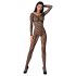 Passion BS077 - Langarm Netz-Overall (Schwarz) - S-L