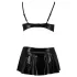Passion Deby - BH-Set mit Minirock (schwarz) - L/XL
