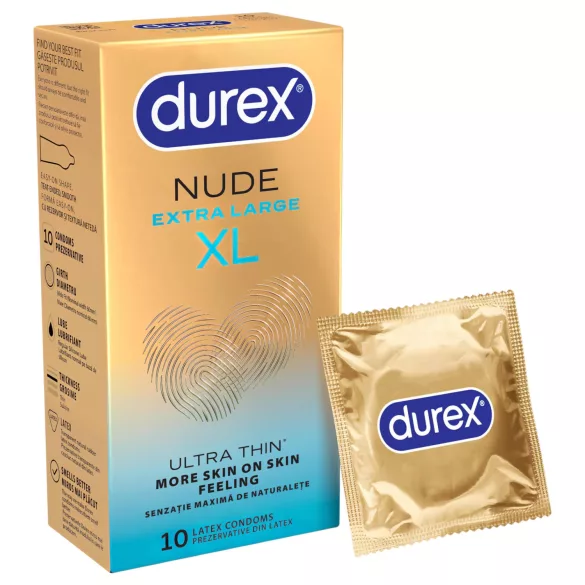 Durex Nude XL - extragroßes Kondom (10 Stk.)