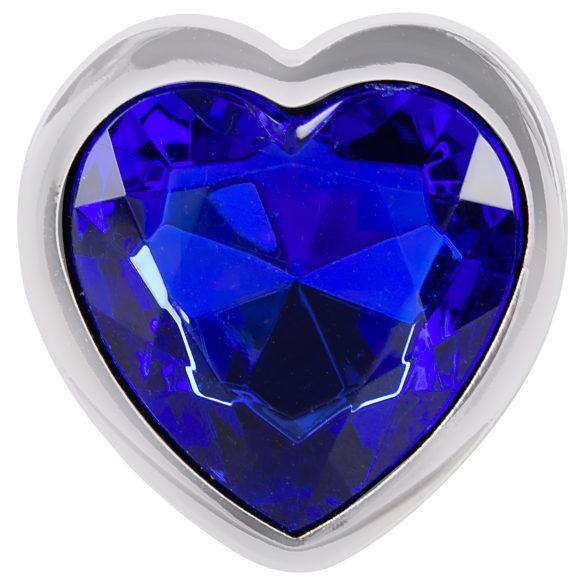 Magic Shiver - Metall Analplug mit blauem Stein