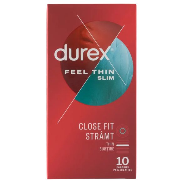 Durex Feel Thin Slim - hautnahes Gefühl Kondom (10 Stk)