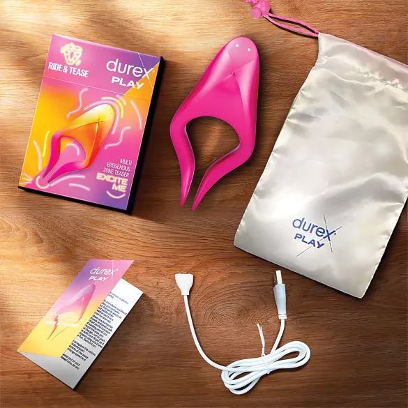 Durex Tease & Ride - Intim-Punkt-Vibrator (pink)