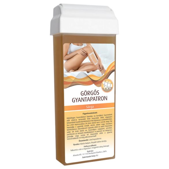 Roll-on Wachspatrone - Breiter Rollkopf (100ml) - Gelb