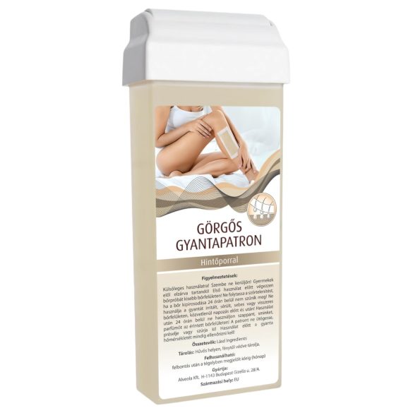 Rollenwachspatrone - breiter Rollkopf (100ml) - mit Talkum