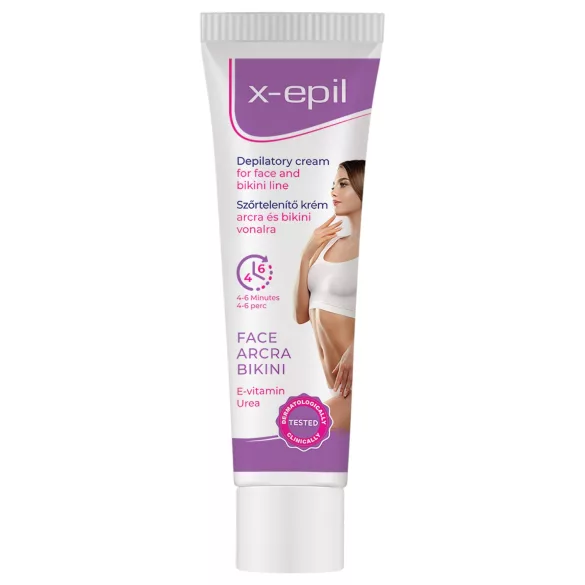 X-Epil - Enthaarungscreme für Gesicht/Bikinizone (40ml)