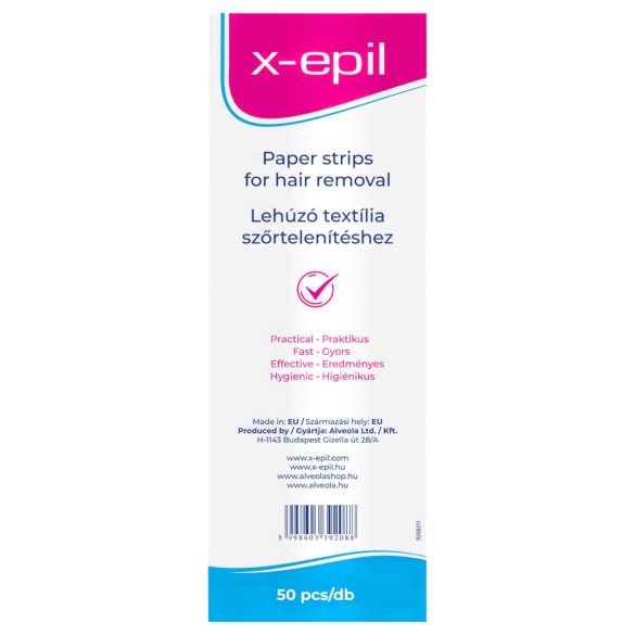 X-Epil - Abziehbare Stoffstreifen (50 Stück)