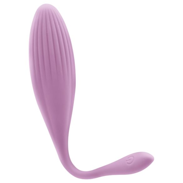 Eggs Series - Rotierendes Vibrations-Ei mit Ring (Lila)