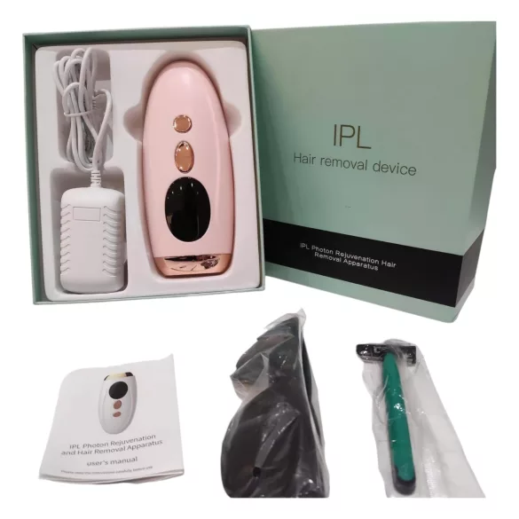 IPL-Blitzlicht-Haarentferner (pink)
