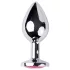 Desirel Pink Jewel S - Anal-Plug (Silber-Rosa)