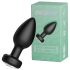Desirel Easy Obsidian - Akku-Radio Analdildo (Schwarz)
