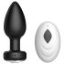 Desirel Easy Obsidian - Akku-Radio Analdildo (Schwarz)