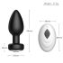 Desirel Easy Obsidian - Akku-Radio Analdildo (Schwarz)