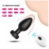 Desirel Easy Obsidian - Akku-Radio Analdildo (Schwarz)