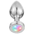 Desirel GlowPlug - leuchtender Analplug - klein (silber)