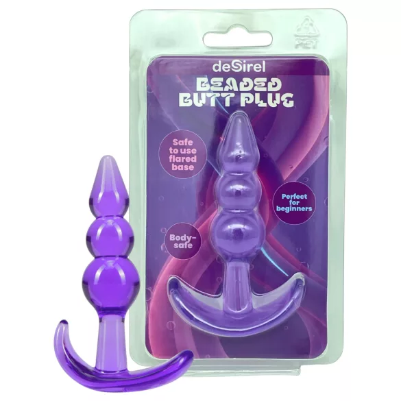 Desirel - Kugelförmiger Analplug (Lila)