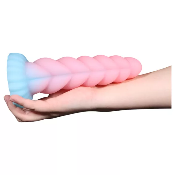 OgazR - Leuchtendes Einhorn-Dildo - 22cm (Regenbogen)