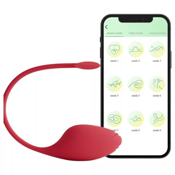 Funny Me - App-gesteuertes Vibro-Ei (rot)
