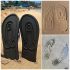 Flip-Flops mit Fußmassage-Noppen - Schwarz - 44/45