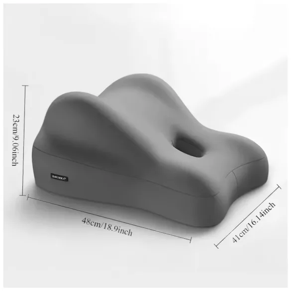 Magisches Kissen - Memory-Schaumkissen mit Dildohalter (grau)