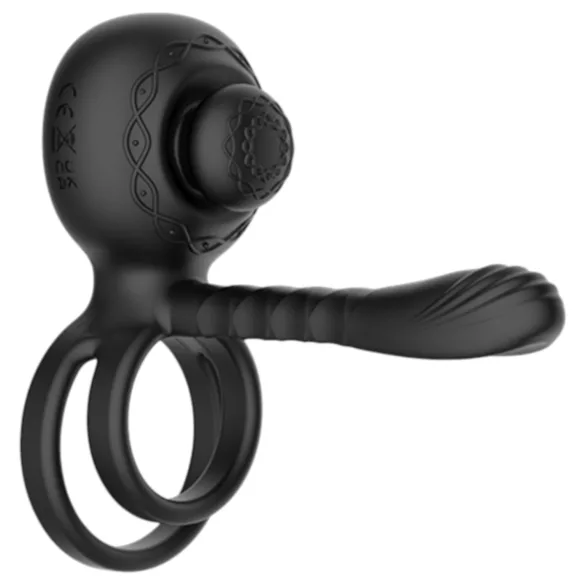 Biu-Biu - Penisring und Partnervibrator (schwarz)