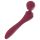 Lonely - gebogener Massagestab Vibrator (rot)