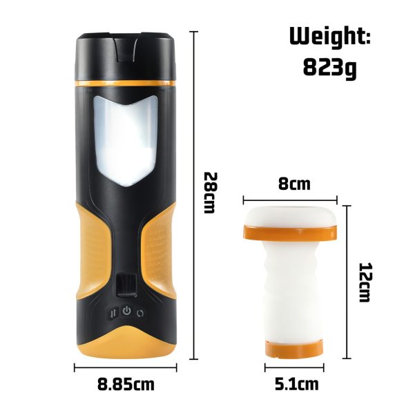 Lonely - Drehender, stoßender Masturbator (schwarz)