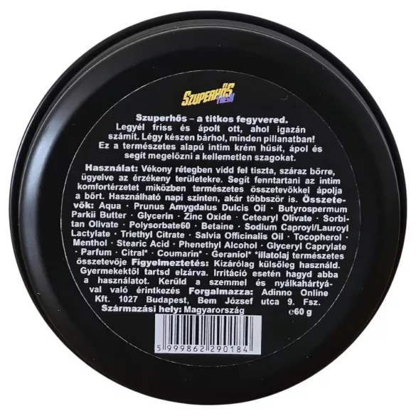 Superheld Fresh - Intim-Cremedeodorant für Männer (60 g)