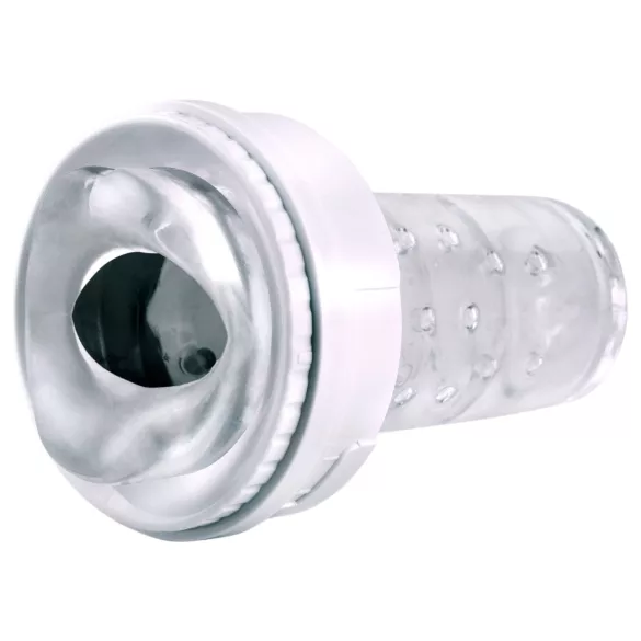 PDX Roto-Bator - vibrierender Mundmasturbator (weiß)