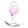 NS Novelties - Transparenter Anal Plug - S (Rosa)