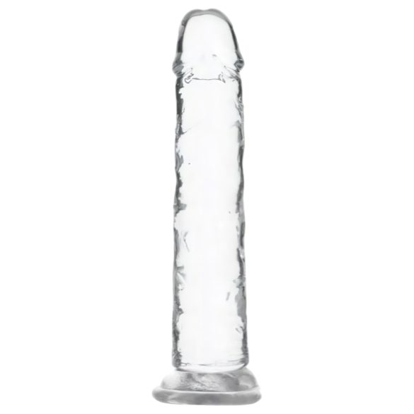 Addiction Crystal - Saugfuß-Dildo (transparent) - 18cm