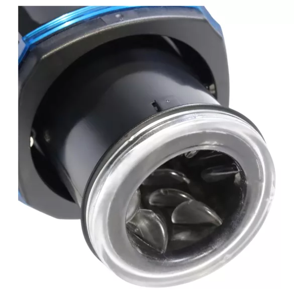 Leten SM320 - stöhnender, stoßender, wärmender Masturbator (schwarz)