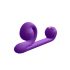 Snail Vibe Duo - Akku, 3in1 stimulierender Vibrator (Lila)