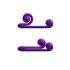 Snail Vibe Duo - Akku, 3in1 stimulierender Vibrator (Lila)