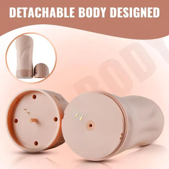 Lonely - Akku-Saug- und Vibrationsmund-Masturbator (natur)