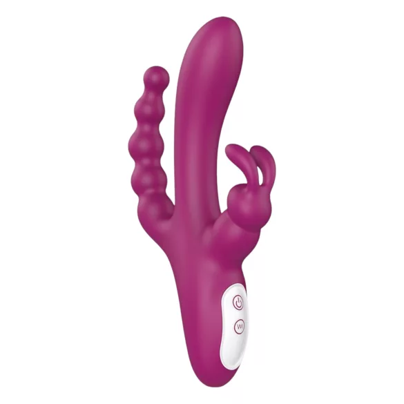 Sex HD Joker - Akku, wasserdichter Dreifach-Vibrator (lila)