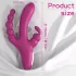 Sex HD Joker - Akku, wasserdichter Dreifach-Vibrator (lila)