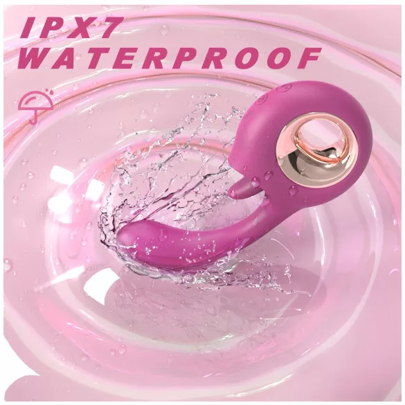 Sex HD - Leck- und G-Punkt-Vibrator (rot)