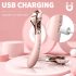 Sex HD - Wasserdichter Akku-Vibrator mit Reizrädchen (Pink)