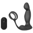 Sex HD Virgil - Prostata-Vibrator mit Penis- und Hodenring (schwarz)