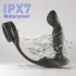 Sex HD Virgil - Prostata-Vibrator mit Penis- und Hodenring (schwarz)