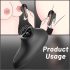Sex HD Spiegel - Erwärmender Lick Vibrator (Schwarz)