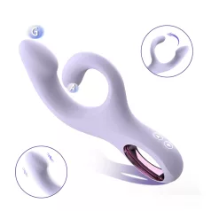 Sex HD - G‑Punkt-Vibrator mit Klitorisstimulator (lila)