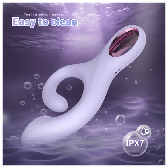 Sex HD - G‑Punkt-Vibrator mit Klitorisstimulator (lila)