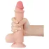 Lovetoy Sliding-Skin - Hoden Doppel-Layer Dildo - 20cm (Natur)
