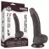 Lovetoy Sliding-Skin - Zweischicht-Dildo mit Saugnapf - 19,5cm (braun)