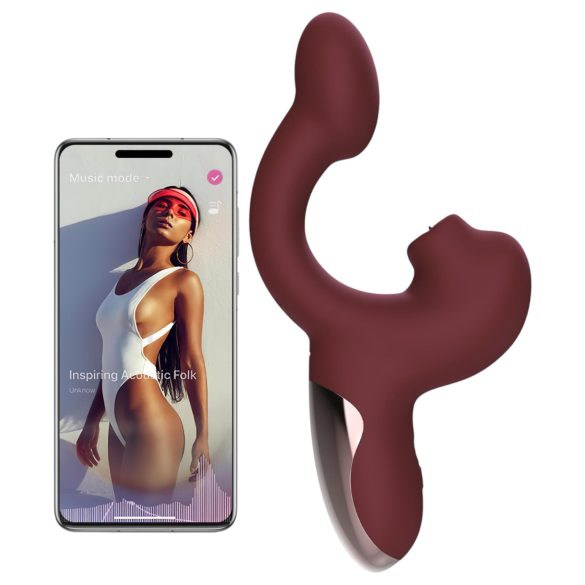 Magic Motion Magic Ponder - 2in1 Klitorisarm-Vibrator (Bordeaux)