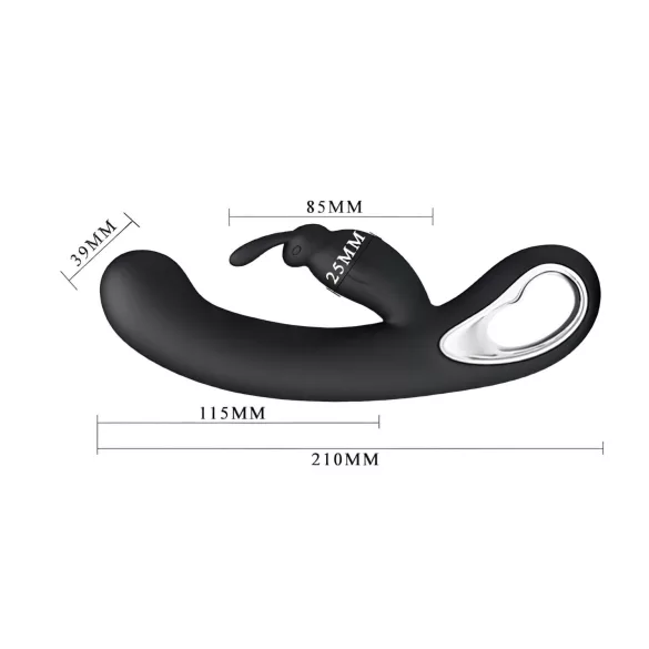 Pretty Love Webb - wasserdicht, Klitorisarm-Vibrator (schwarz)