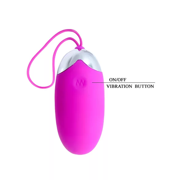 Pretty Love Berger - Wiederaufladbares, fernsteuerbares Vibroei (Pink)