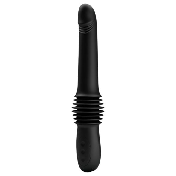 Pretty Love Pazuzu - Schubvibrator mit Eichel (schwarz)