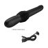 Pretty Love Pazuzu - Schubvibrator mit Eichel (schwarz)